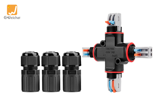 4 Way Waterproof Connector