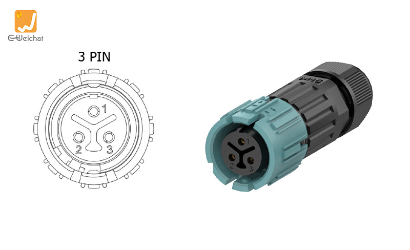 M15MP-3P Outdoor Cable Connector