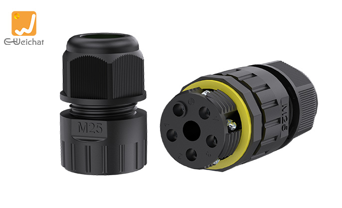 M25-5P Waterproof Screw Connector