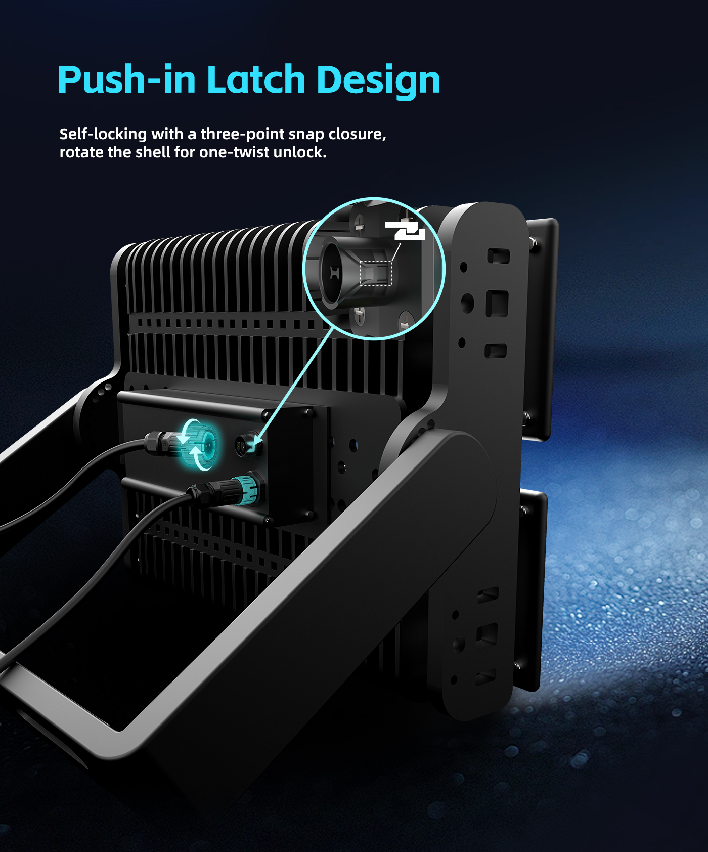 M23 Waterproof Screwless Connector