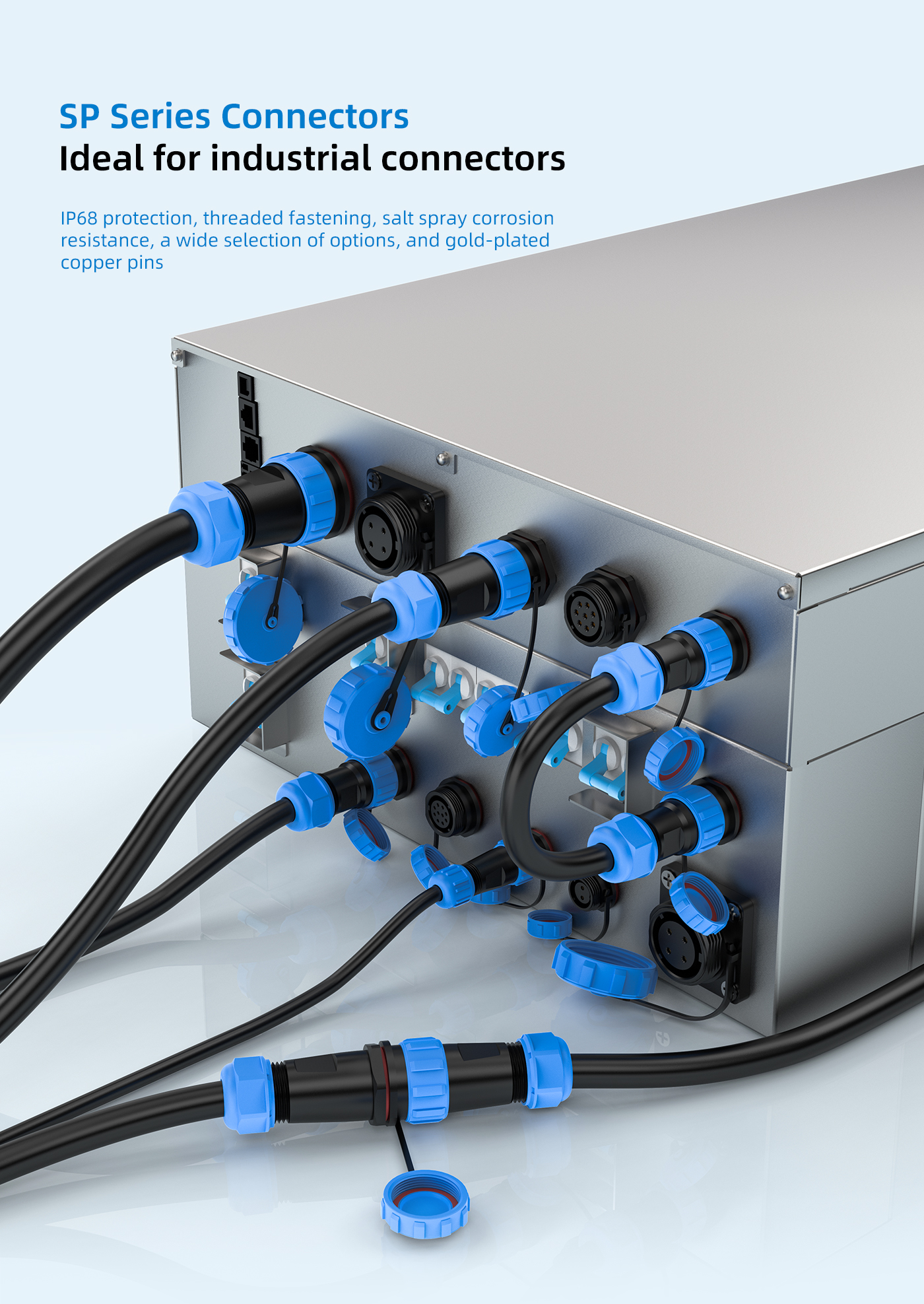 HangTon SP21 2 Pin Impermeabile Aviazione Connettore Circolare 30A 12/24V Alimentazione AC DC Esterno Solare Stazione Di Alimentazione Portatile Applicazione Automobilistica