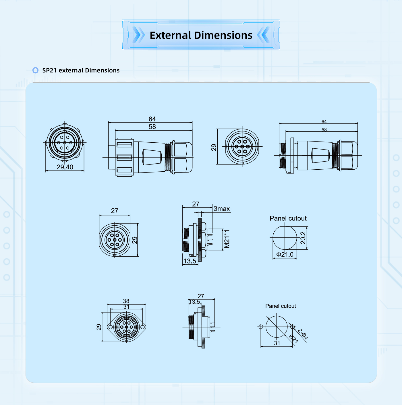 Circular Plug Connector