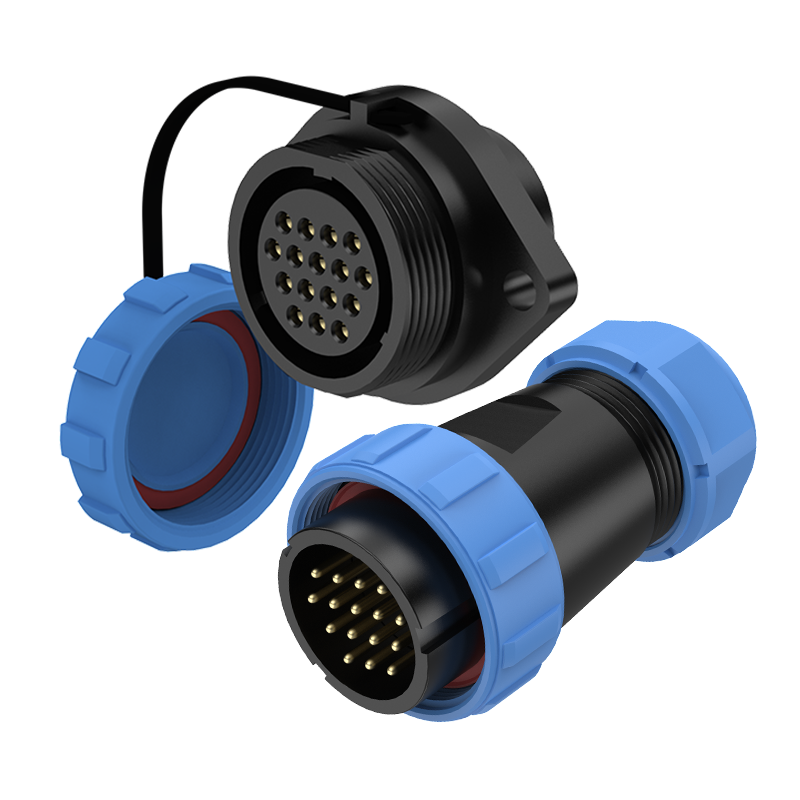 Aviation Steckverbinder IP68 Industriell Wasserdichter SP21 2 3 4 5 7 9 12 polig Kabelverbinder für Industrieanwendungen mit Stecker und Buchse (12pin Aviation Steckverbinder IP68 Industriell Wasserdichter SP21 2 3 4 5 7 9 12 polig Kabelverbinder für Industrieanwendungen mit Stecker und Buchse (12pin