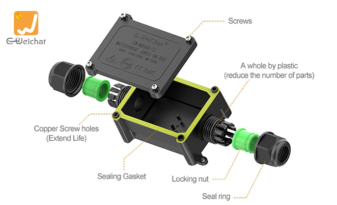 Junction Box Cable Connector IP68