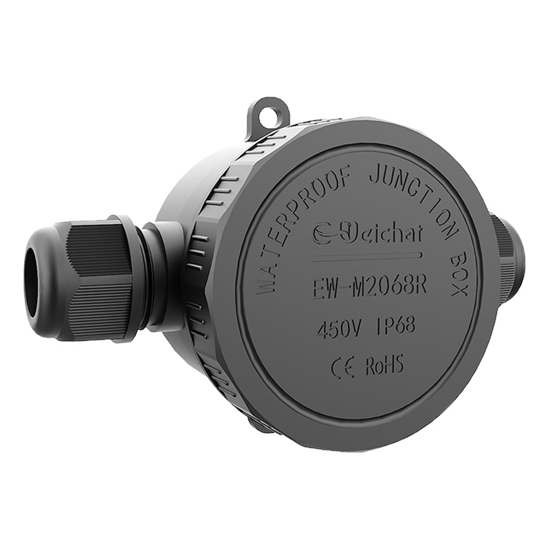 2068R-2T Junction Box Outdoor Waterproof Electrical Box 2-Way Waterproof IP68 Cable Connector