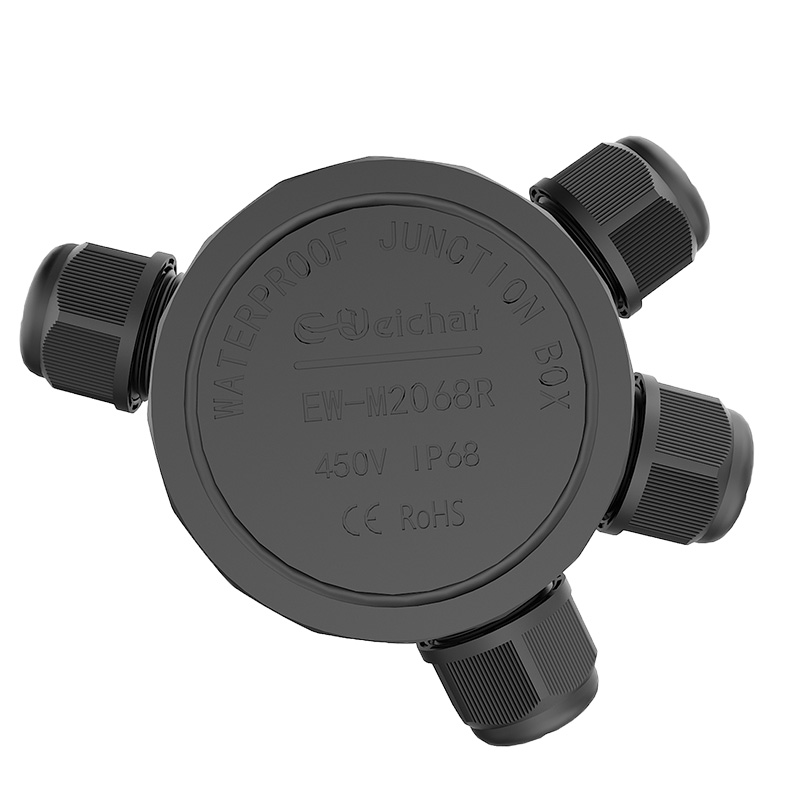 2068R-4TA Cable Connector Waterproof Junction Box Outdoor 4 Way Waterproof Junction Box