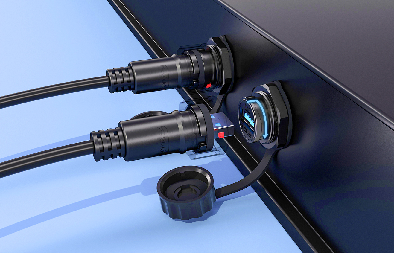 Waterproof USB-C Connector