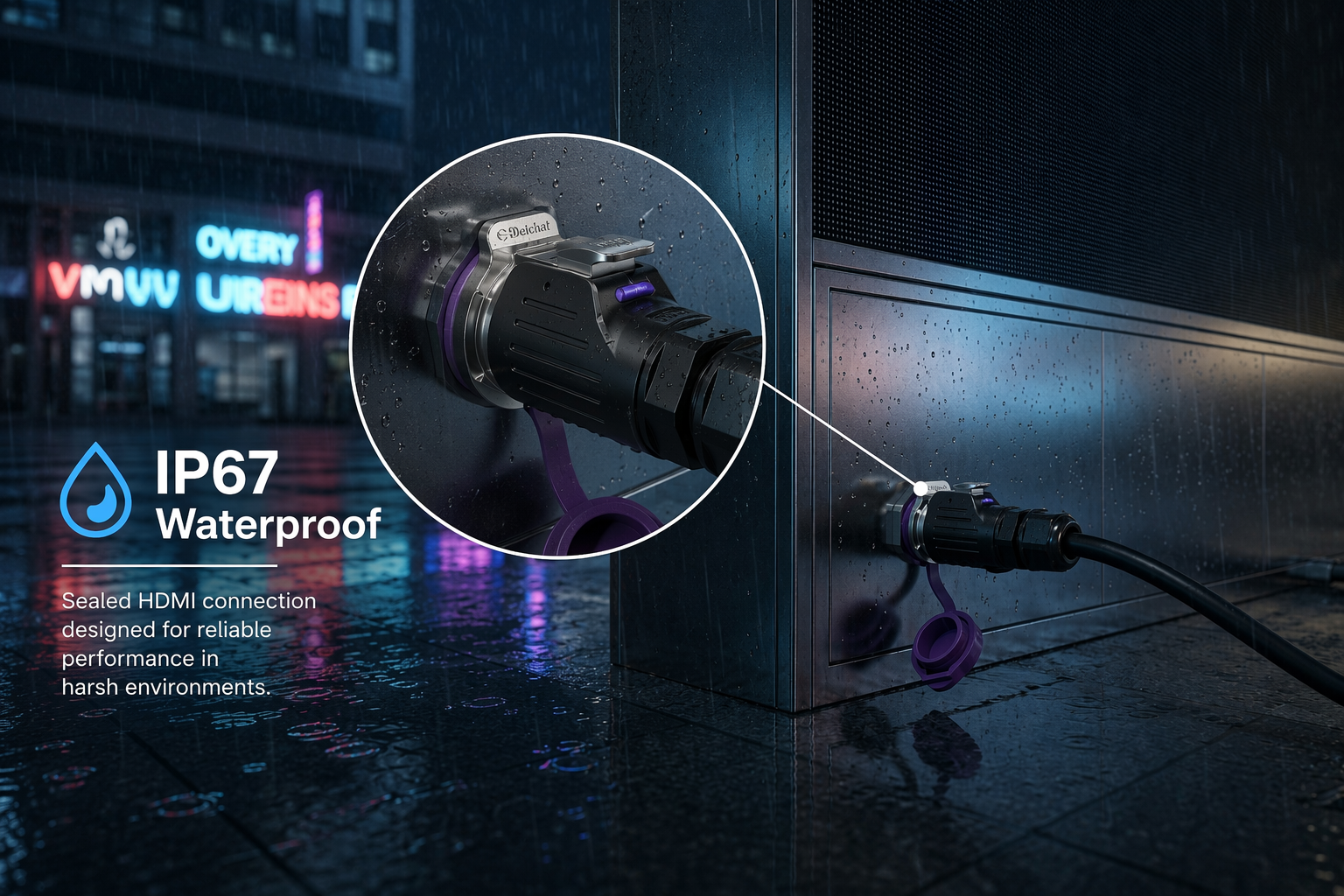HDMI connectors IP67