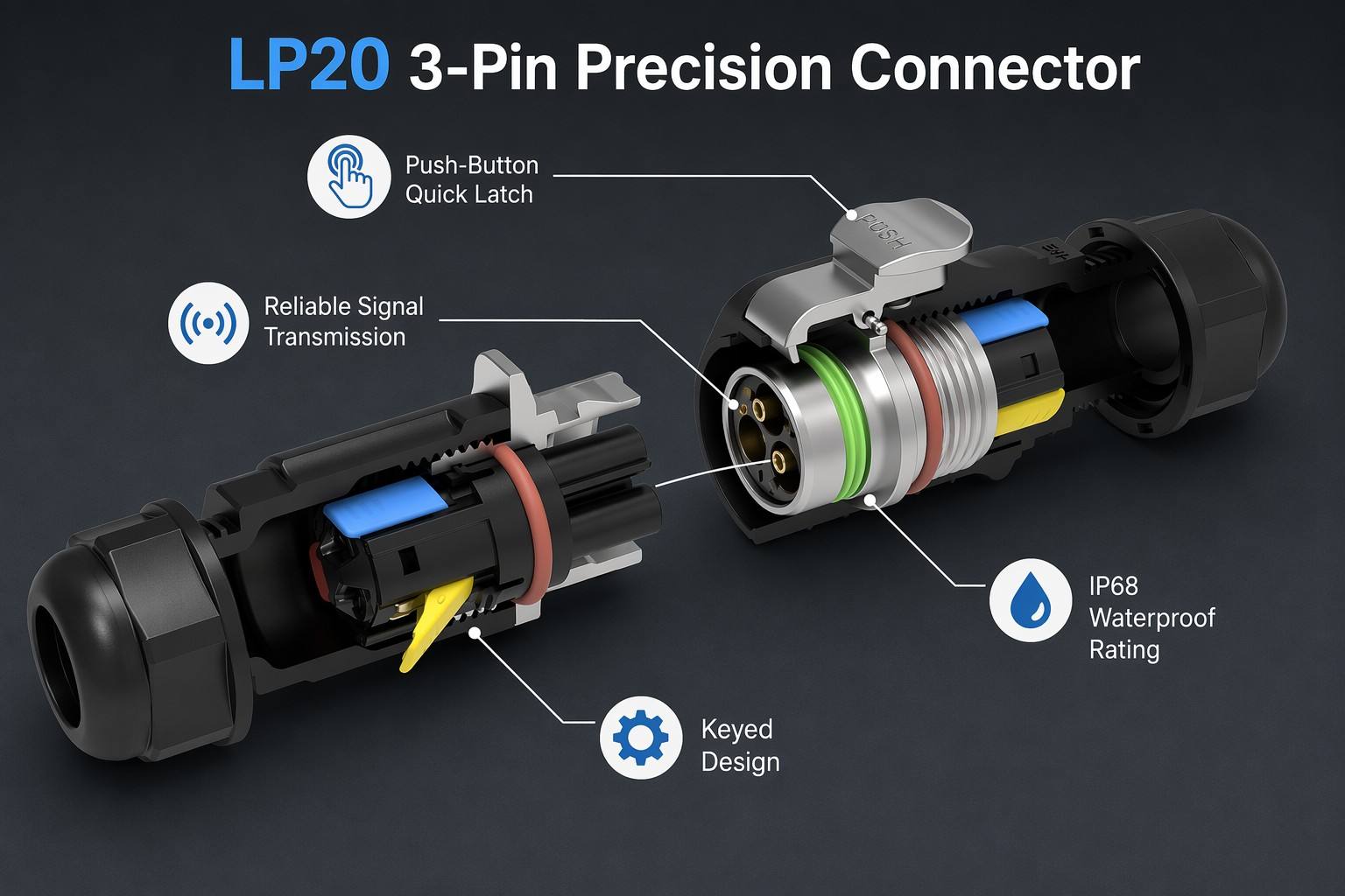 Industrial Waterproof Connector