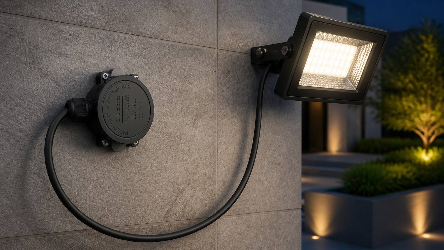 Outdoor electrical junction boxes